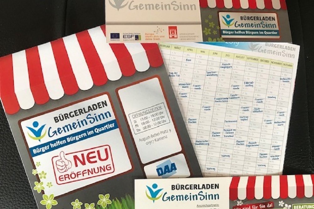 Informationsmaterial zum Projekt GemeinSinn in Kamenz