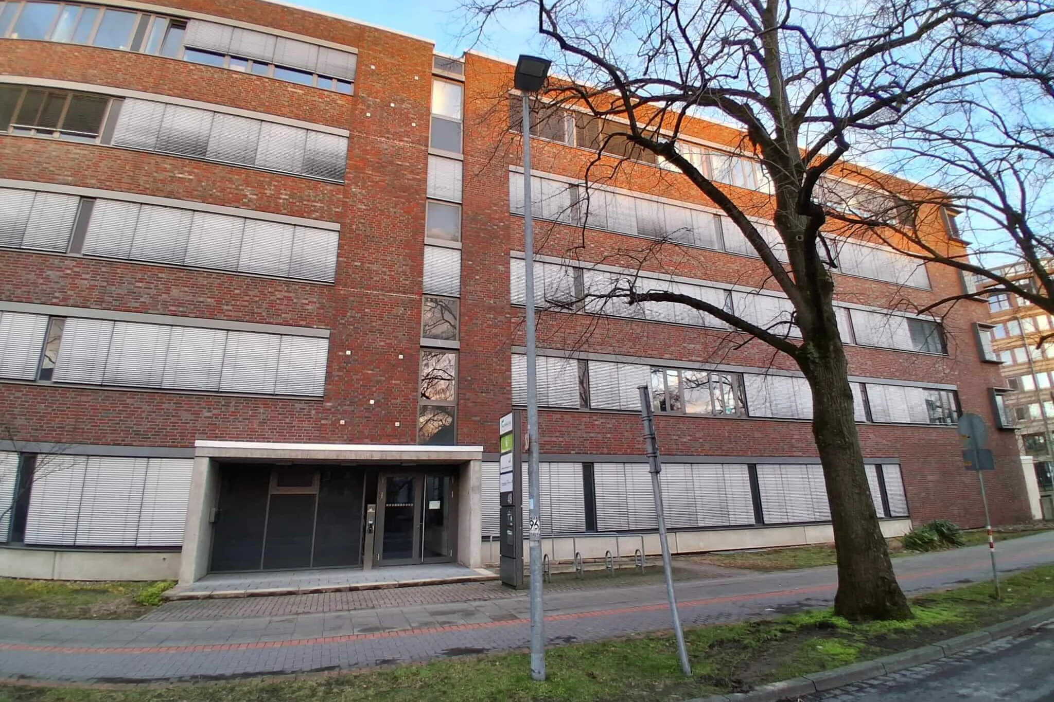 Ansicht des Gebäudes in der Plathnerstraße 4 a-c in Hannover.